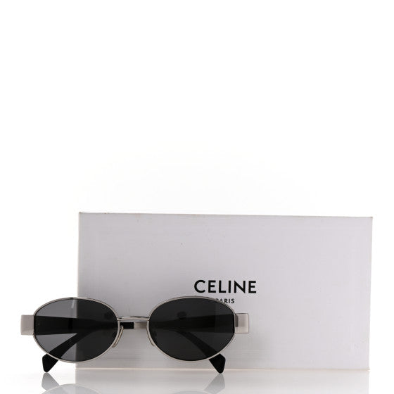 Celine Original Premium Full Set Güneş Gözlüğü – Gümüş siyah
