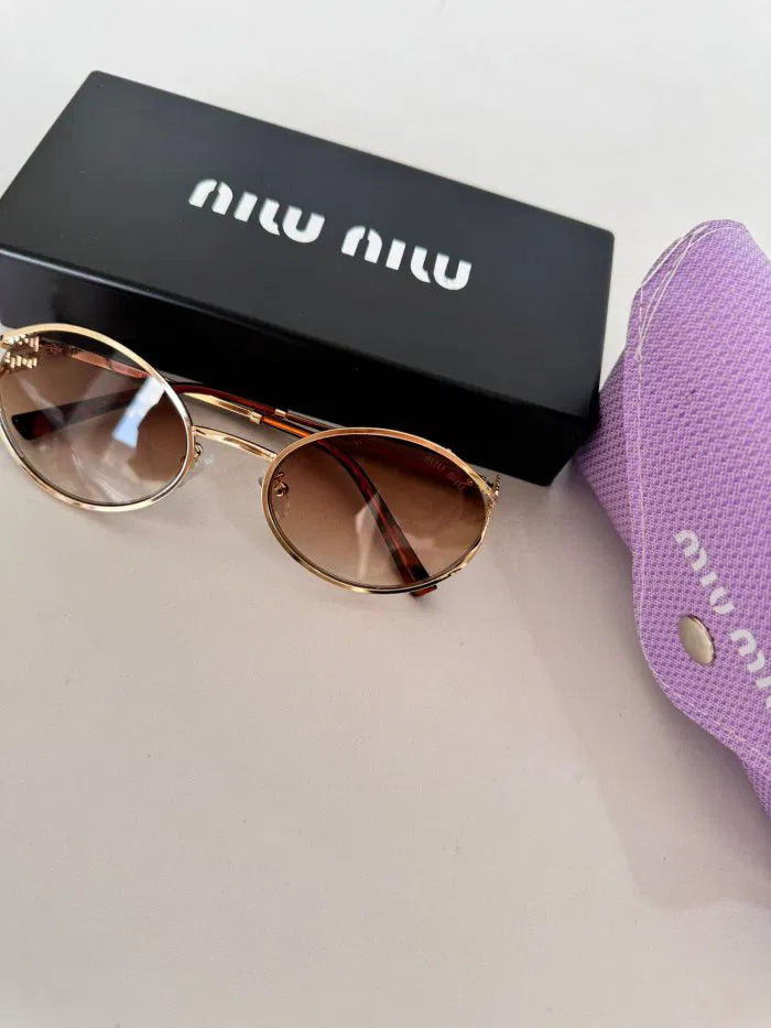 MIU MIU 54ZS ZVN50D Kahverengi Kadın Güneş Gözlüğü